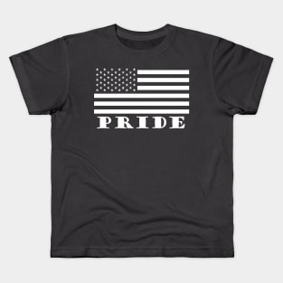 Pride America BW Kids T-Shirt